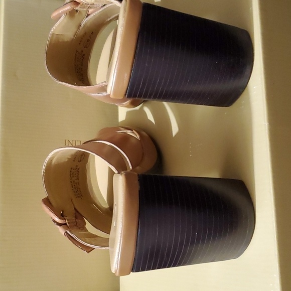 💫ENZO ANGIOLINI EAANTON SUN COGNAC LEATHER HEELS - Picture 5 of 8